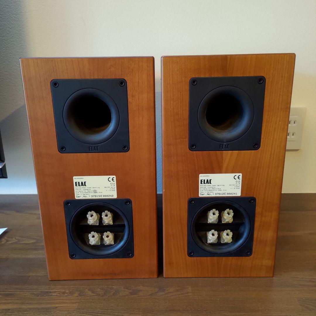 ELAC510 ブックシェルフスピーカー ウッド仕上げ - メルカリ