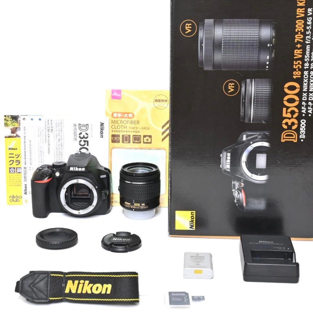 美品】Bluetoothでカメラに転送！！Nikon D3500レンズキット | Shop at