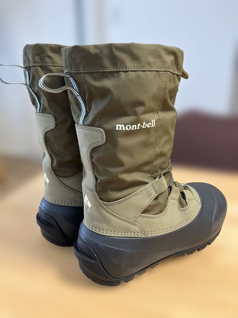 未使用★モンベル パウダーブーツ 1129382 タン 25.0cm