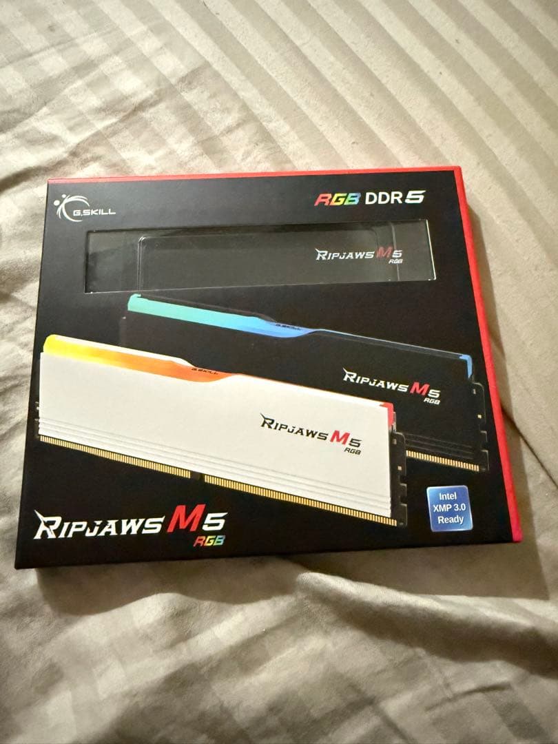 G.SKILL Ripjaws M5 DDR5 6400 XMPメモリー G.SKILL Ripjaws M5 RGB Series DDR5 RAM (Intel XMP 3.0) 64GB