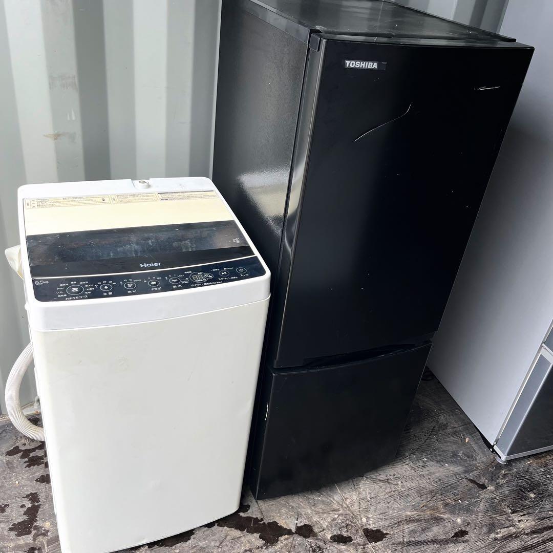 14取付無料！東芝スタイリッシュブラック冷蔵庫高性能風乾燥付き洗濯機