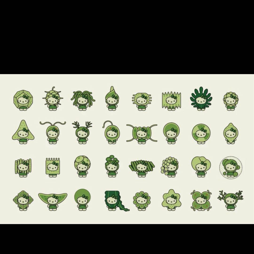 大阪 関西 万博 日本館 藻類 キティ ピンバッジ 32種 コンプリート