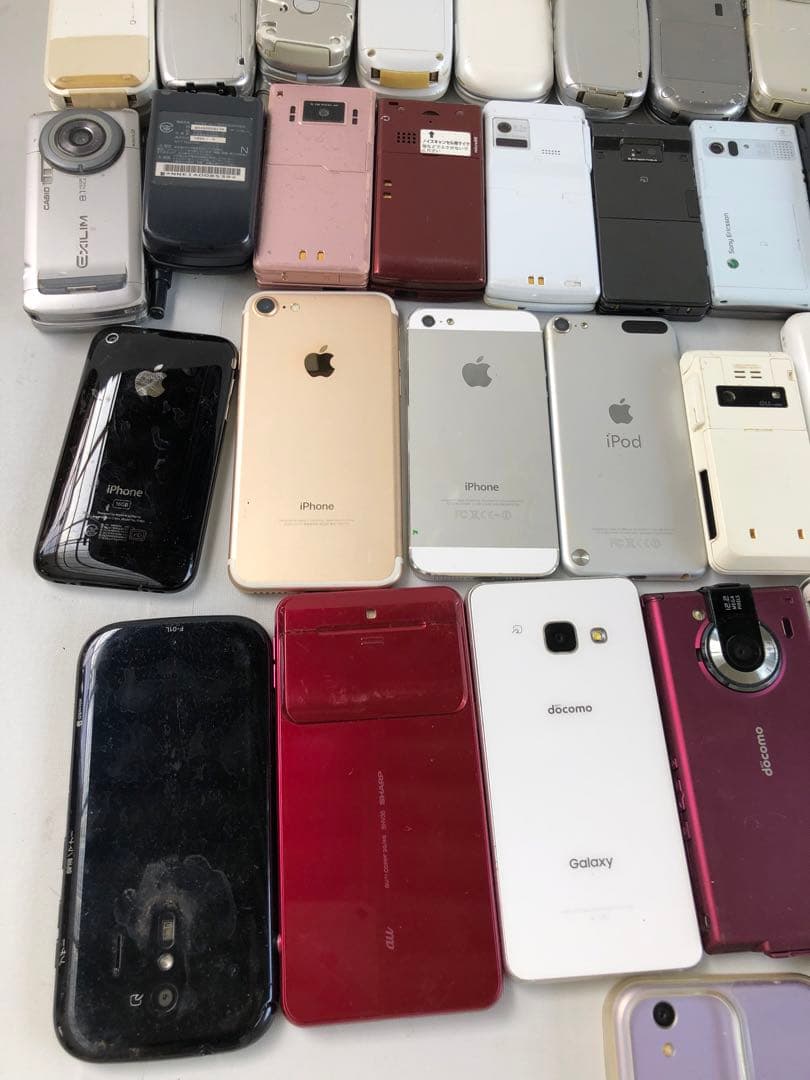携帯電話　45点　ジャンク品　まとめ売り(D181)