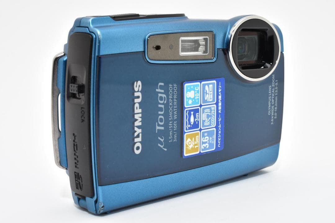 □美品□ オリンパス OLYMPUS μ TOUGH-3000 【防水・ブルー】 - メルカリ