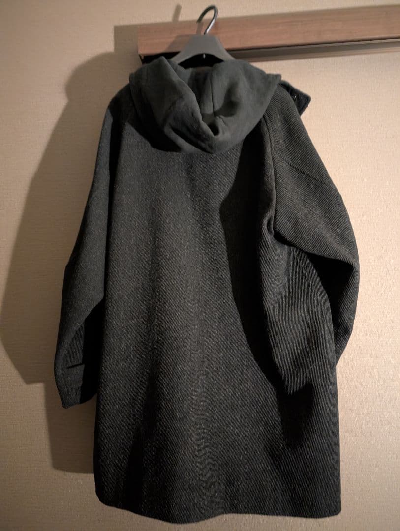 Confect 杢ウール コットンリネン フーデットコート - メルカリ