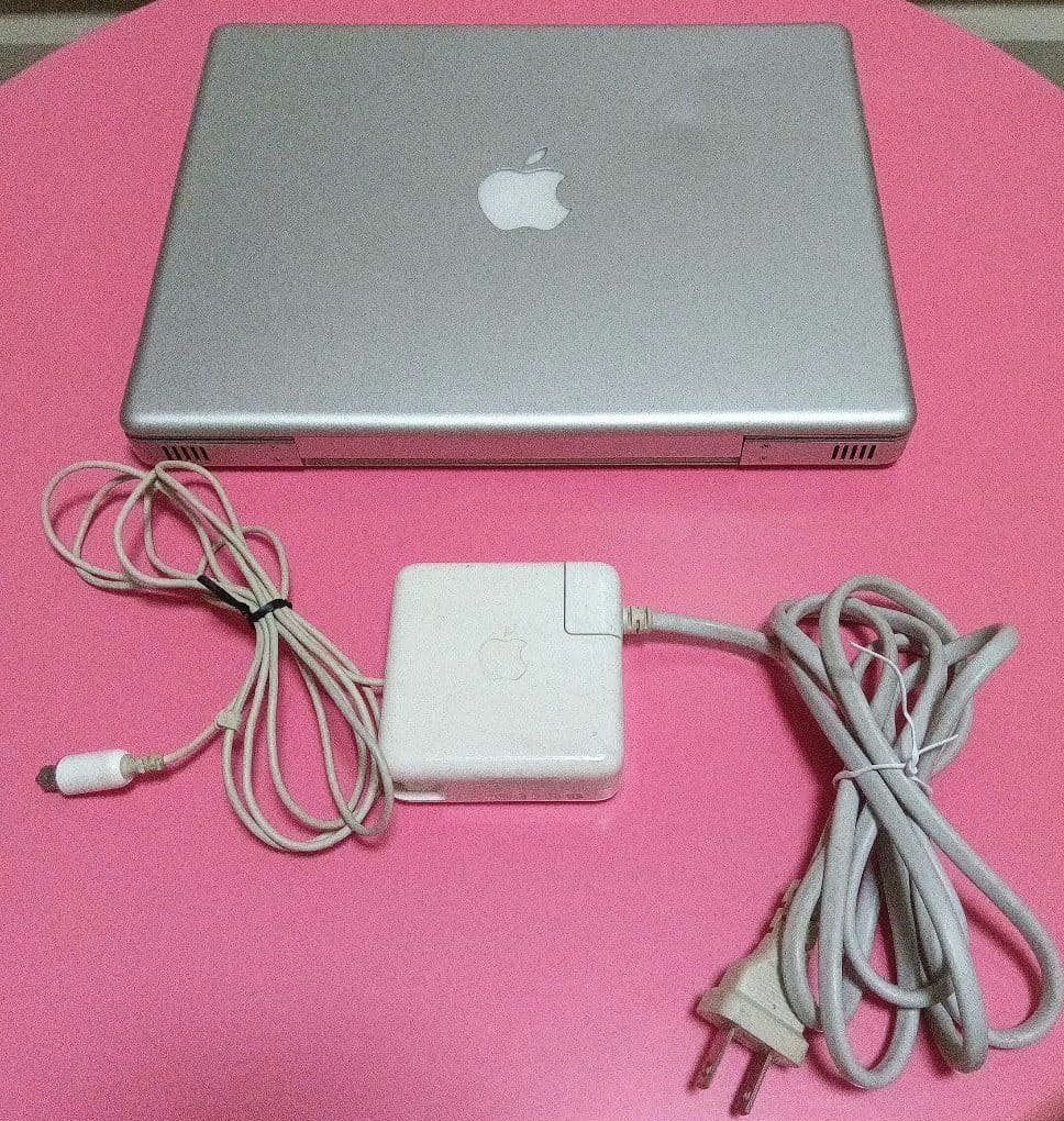ジャンク品　Apple PowerBook G4 12インチ　DVD読込不可 PowerBook G4 Aluminum 12