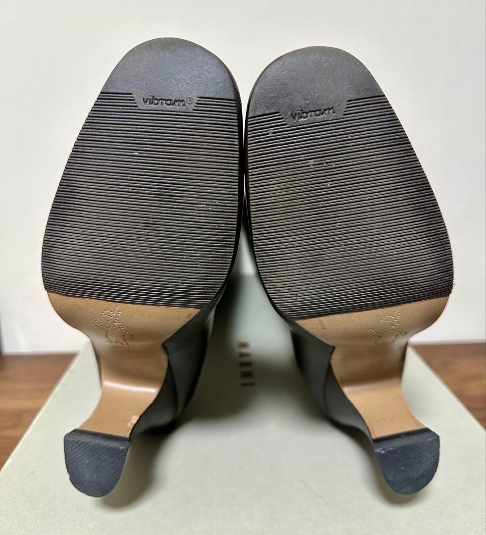 美品/MARNI】ジップアップロングブーツ 38（24.5〜25cm）