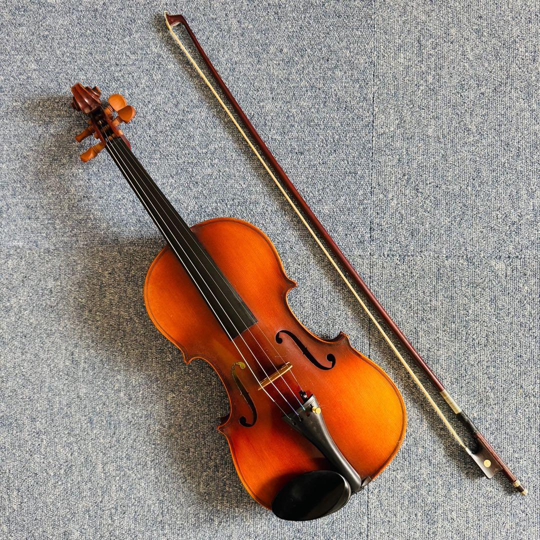 【試奏動画あり】SUZUKI バイオリン No.103裏板一枚板【弓・ケース付】 試奏動画あり】SUZUKI バイオリン No.103裏板一枚板【弓・ケース付