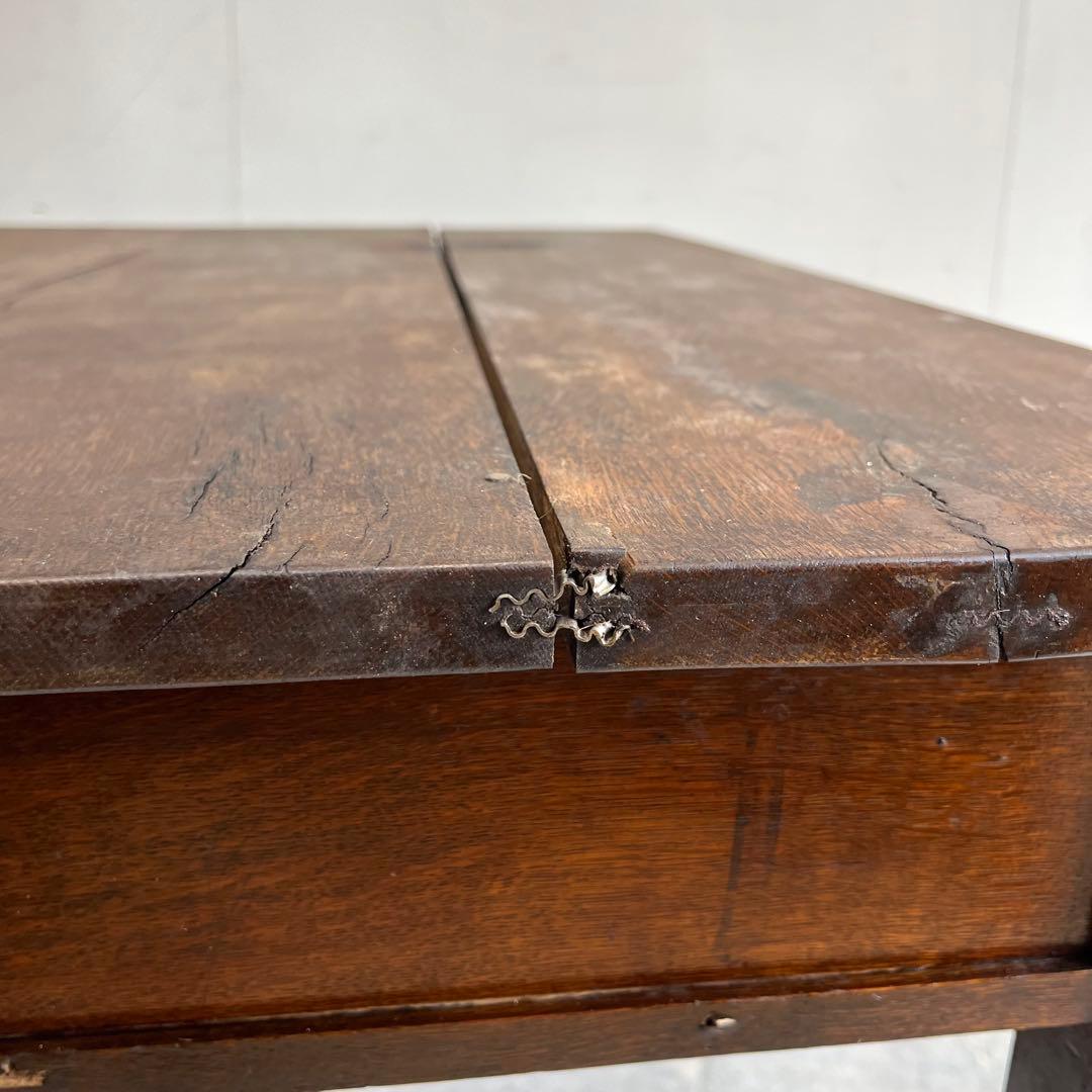 アンティーク 片袖机 デスク テーブル 昭和レトロ z481