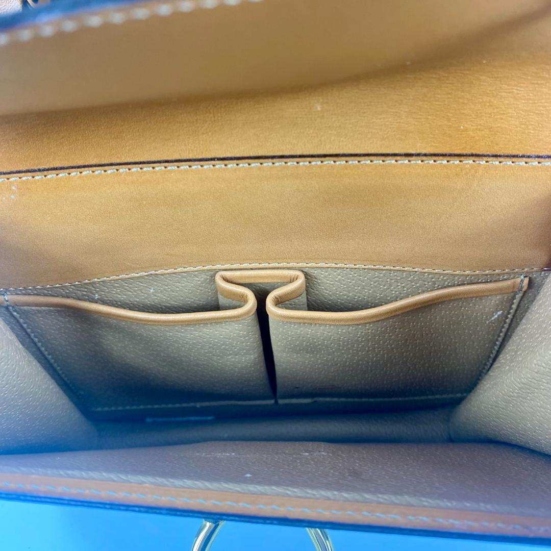 CELINE オールドセリーヌ ダブルフラップ マカダム柄 ヴィンテージF/04