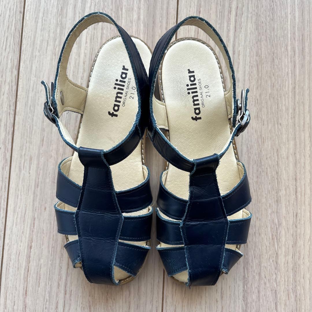 familiar サンダル 21.0cm - メルカリ