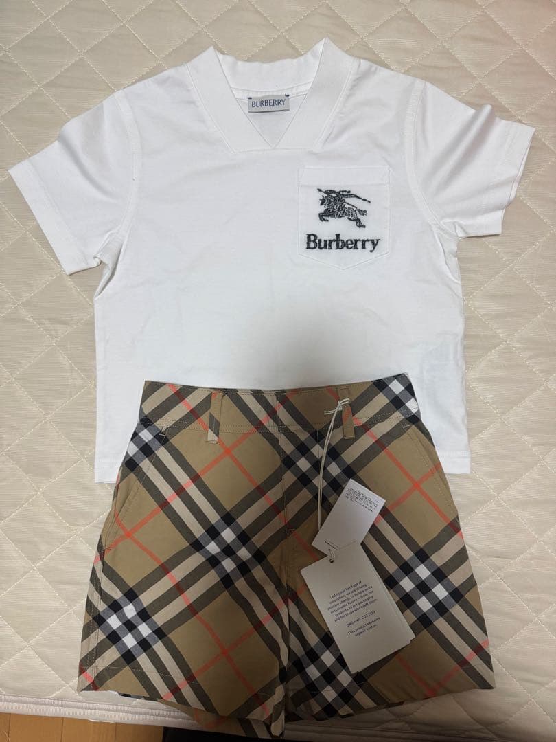【新品・未使用】Burberry Tシャツ＆ショートパンツセット 3Y 98㎝ 楽天市場】BURBERRY バーバリー Check Stretch Cotton Tailored Shorts