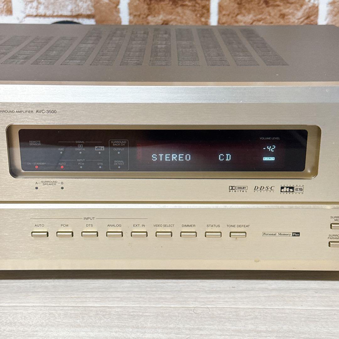 【動作品】DENON AVアンプ　AVC-3500 サラウンド　7.1ch