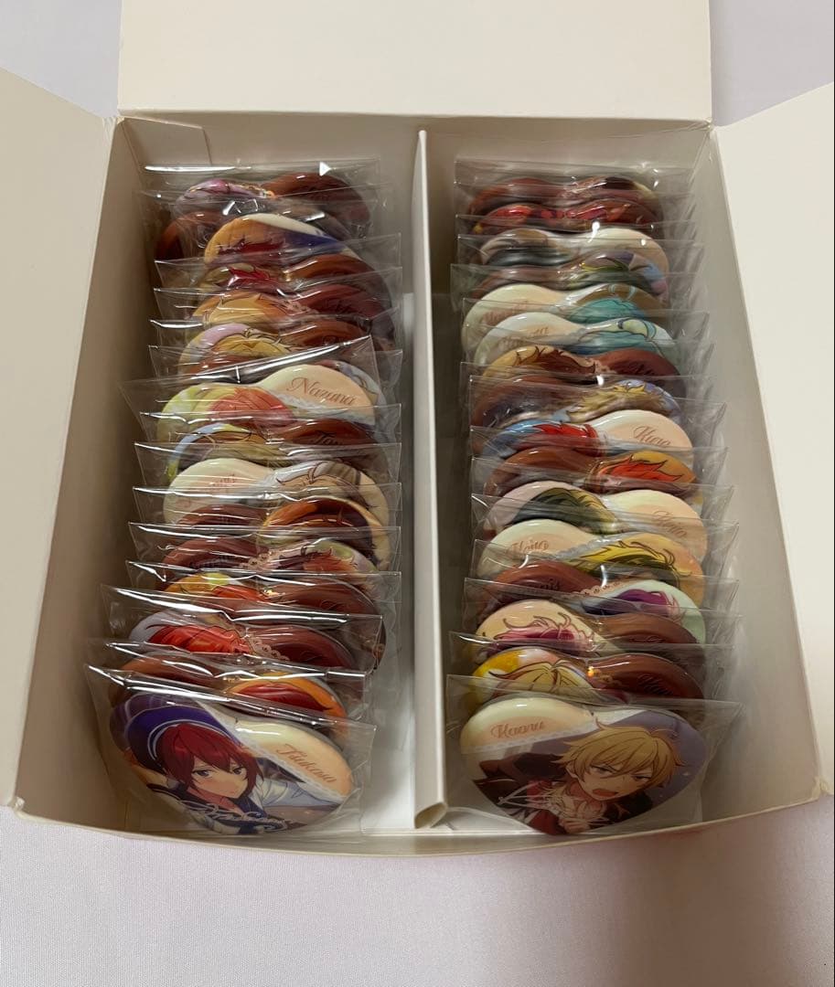 あんスタ 情人節 甜心 バレンタイン ハート缶バッジ 32種 BOX - メルカリ