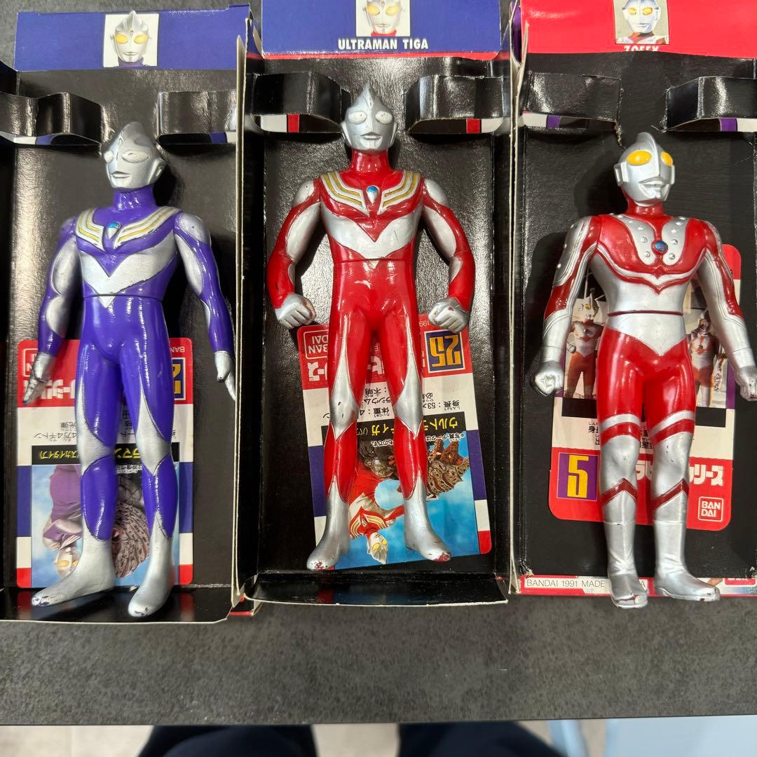 ウルトラマン ウルトラヒーローシリーズ ソフビ フィギア 箱・カード