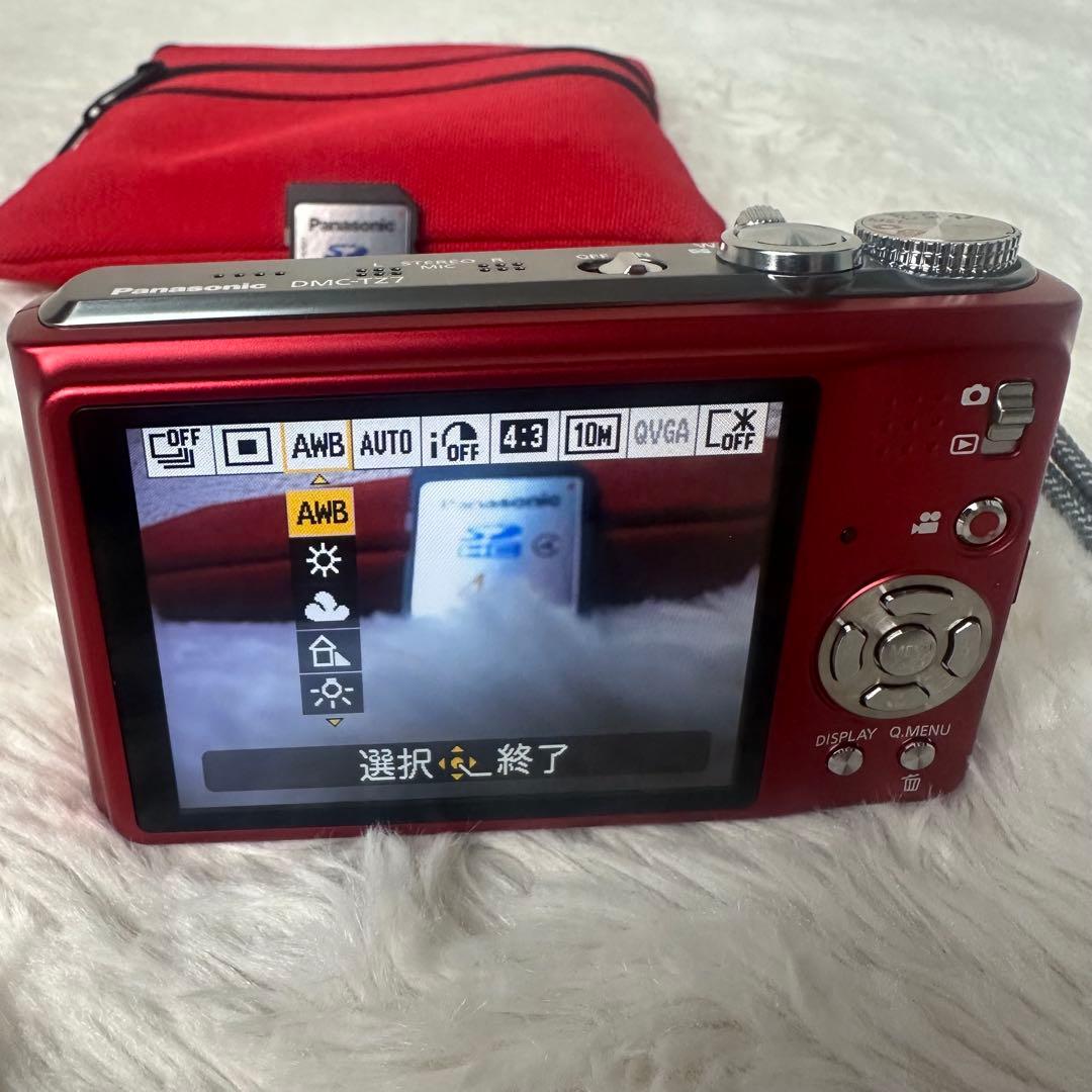 動作確認済】Panasonic デジタルカメラ LUMIX DMC-TZ7 赤 - メルカリ