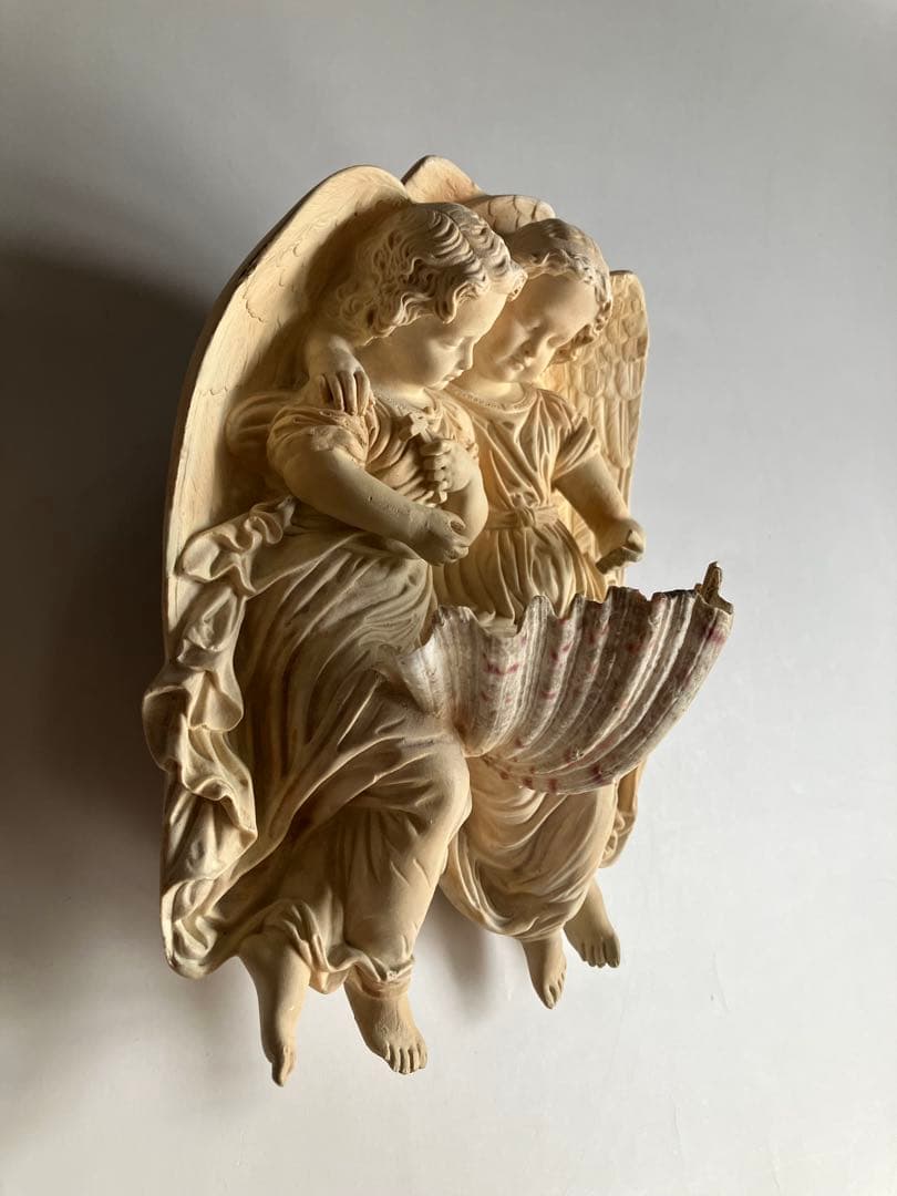 幼い天使たちの聖水盤 フランスアンティーク - メルカリ