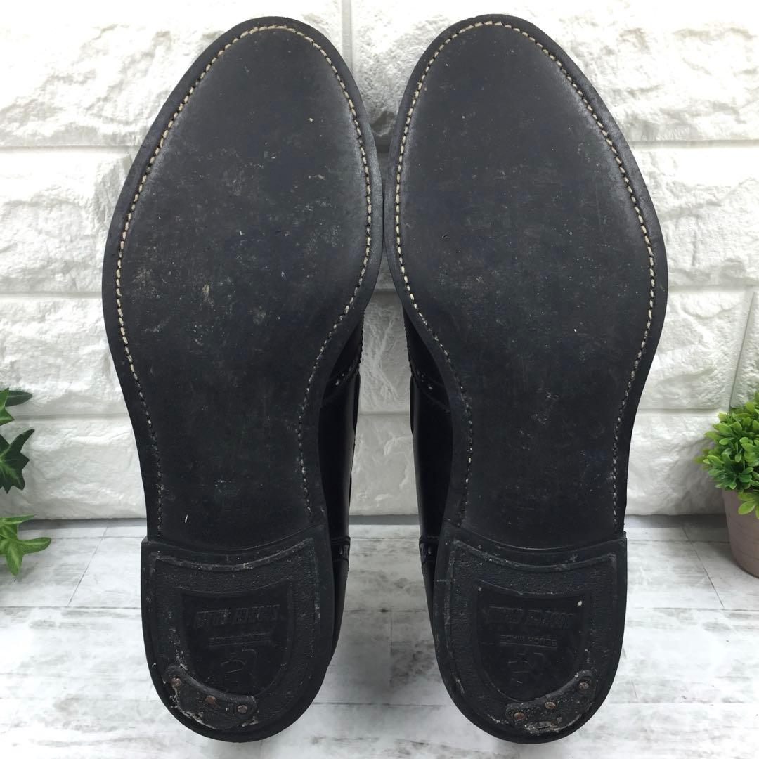 【美品】スコッチグレイン ウィングチップタッセルローファー 25.5cm 黒