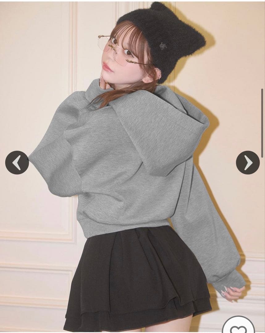 ミシェルマカロン MNロゴフーディー トレーナー ミシェルマカロン MN