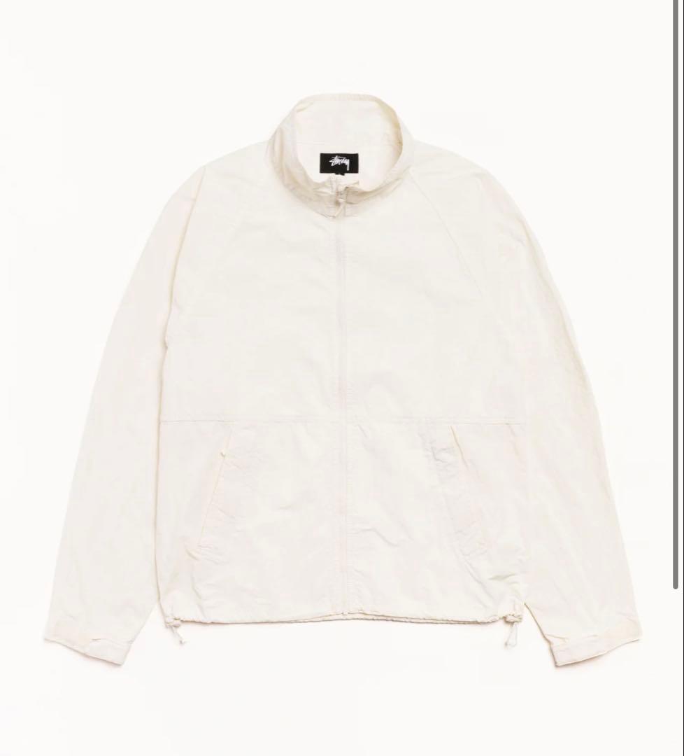 Stussy ホワイト ナイロンジャケット S サイズ see description size S-XL Stussy zip cardigan jacket Seoul City