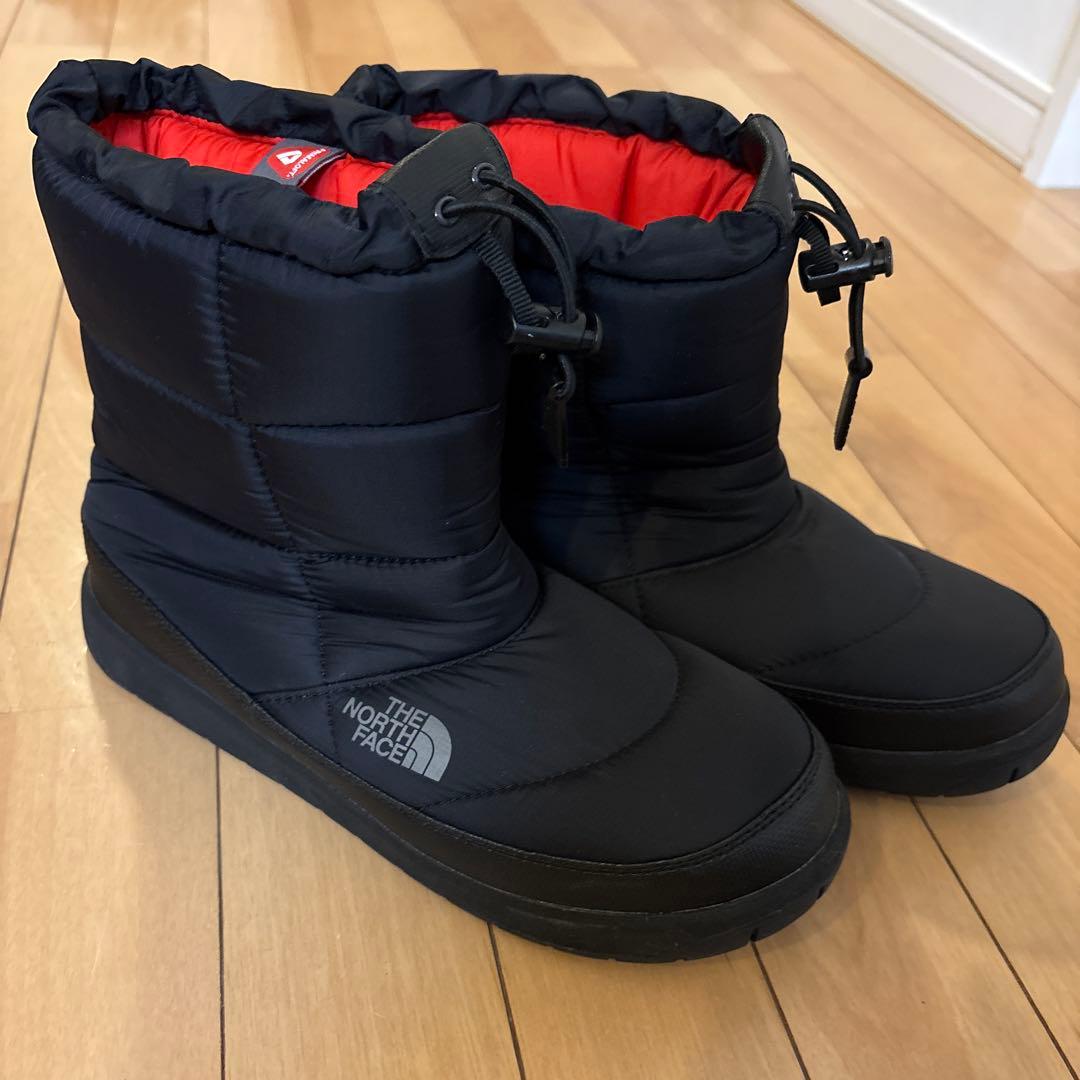 THE NORTH FACE 防水ショートブーツ 黒 THE NORTH FACE（ザ ノースフェイス） ノースフェイス 撥水 ヌプシ