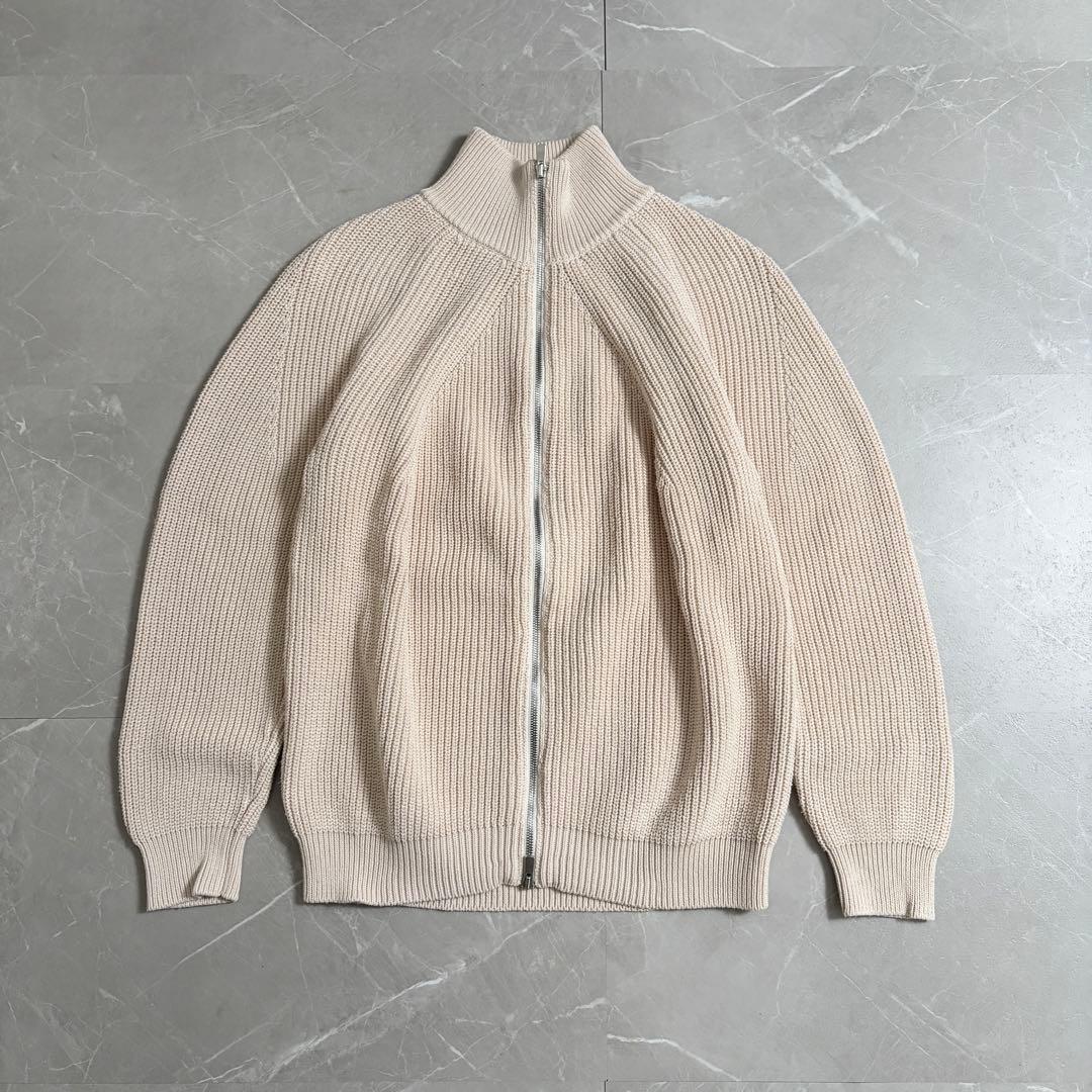 美品　BATONER バトナー　シグネチャー　ドライバーズニット　ダブルジップ BATONER (バトナー) SIGNATURE DRIVERS KNIT / シグネチャードライバー