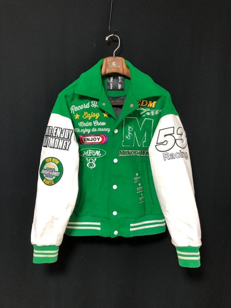 ◆ MEDM MR ENJOY DA MONEY 3周年 スタジャン 中古・古着通販】MR.ENJOY DA MONEY (ミスター エンジョイ ダ マネー