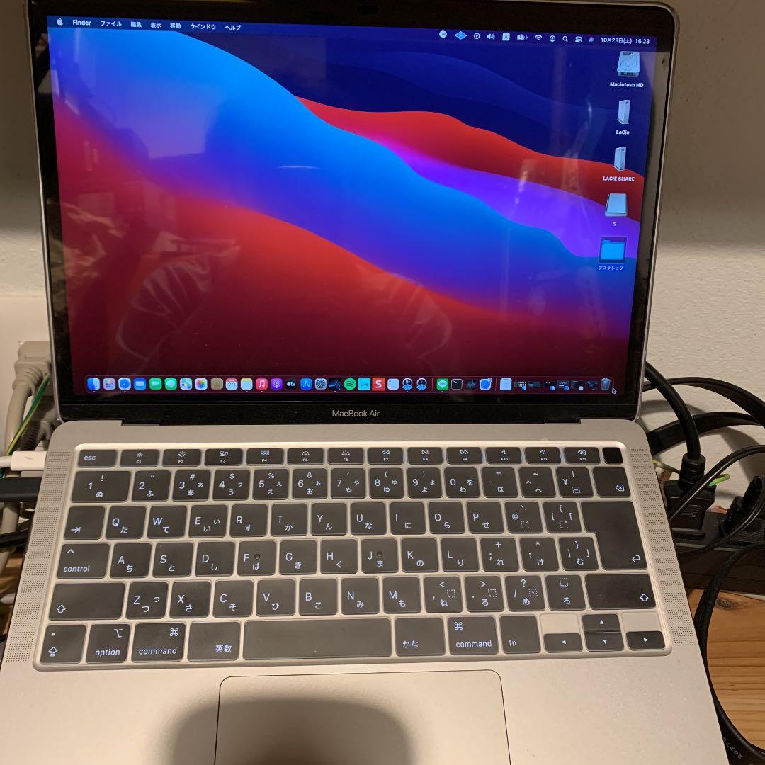 MacBook Air (Retinaディスプレイ, 13-inch, 202… MacBook Air (Retina, 13-inch, 2020) - 技術仕様 - Apple サポート (日本)