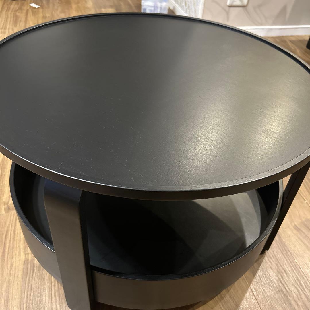 IKEA コーヒーテーブル　ブラック LACK ラック コーヒーテーブル, ブラックブラウン, 118x78 cm - IKEA