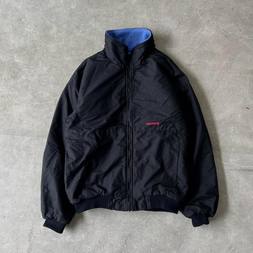 モンベル ナイロンジャケット ボア フリース 古着 mont-bell 90s