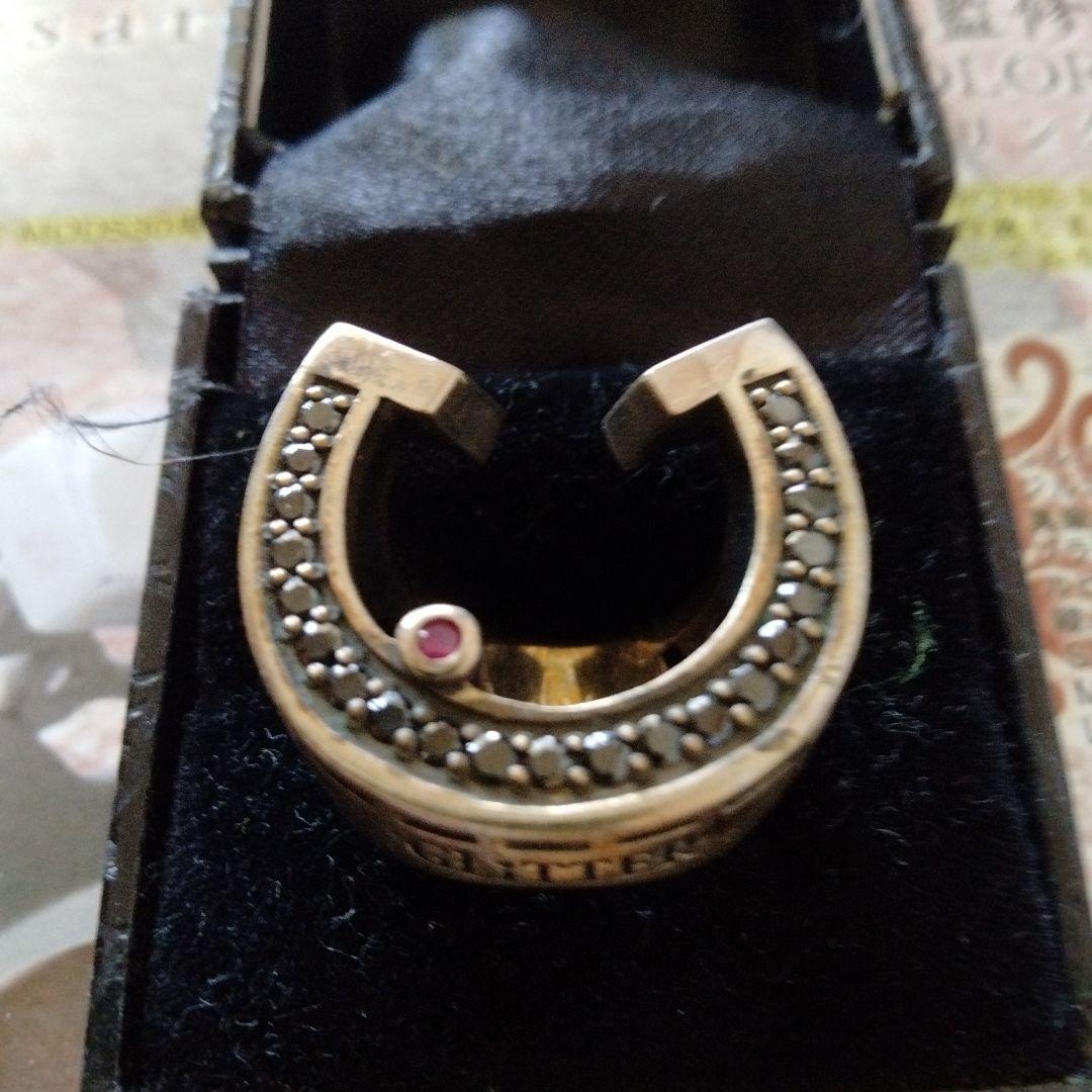 GW価格/美品 未使用 THE MODS 30周年記念 馬蹄リング S/19号