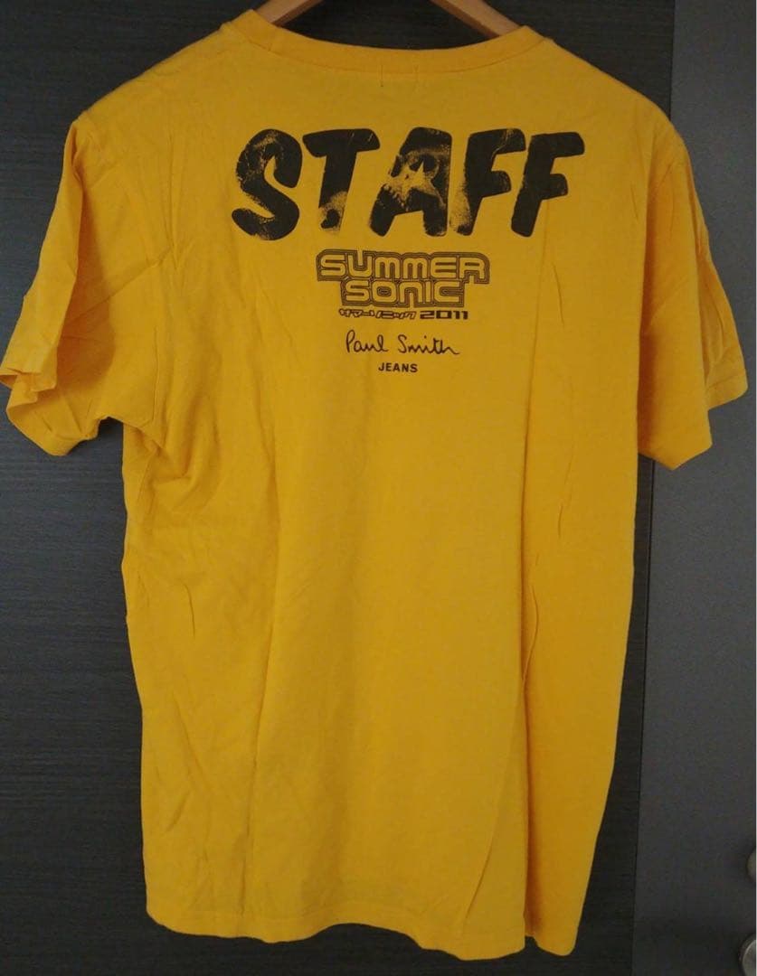 非売品!2011·サマーソニック·スタッフTシャツ イエロー L