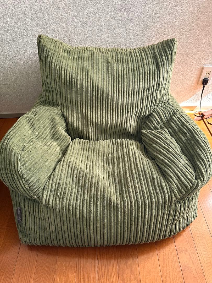 Lounge pug ビーズクッションソファ フォレストグリーン LoungePug ジョセフィンビーズソファ-クラシックコーデュロイ