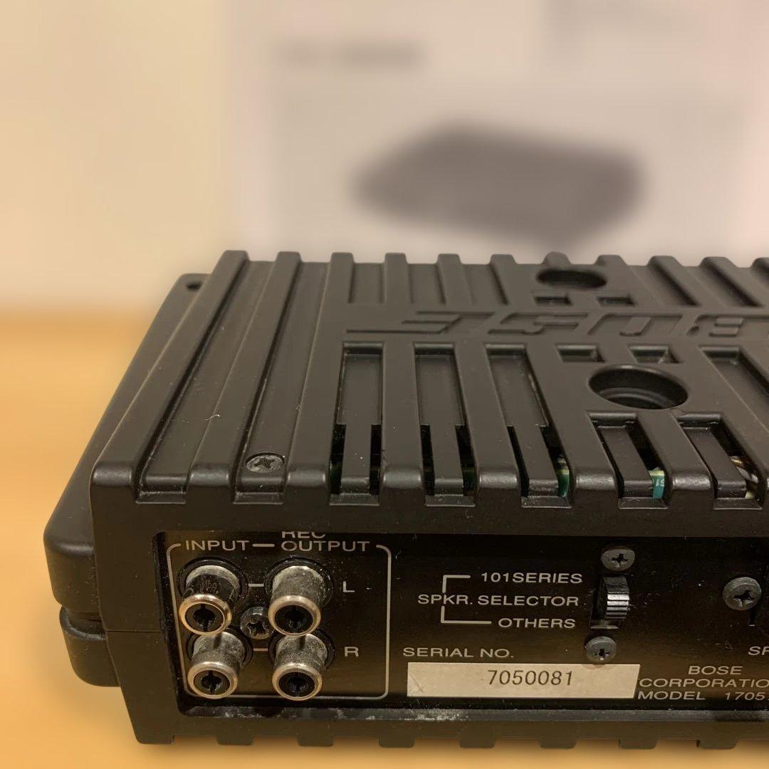BOSE 1705Ⅱ ステレオパワーアンプ メンテナンス済 良好動作品 - メルカリ