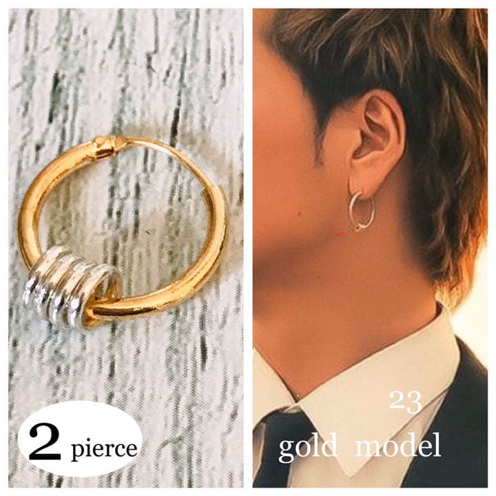 フープピアス18mm【4連サークル】登坂広臣 23 - メルカリ