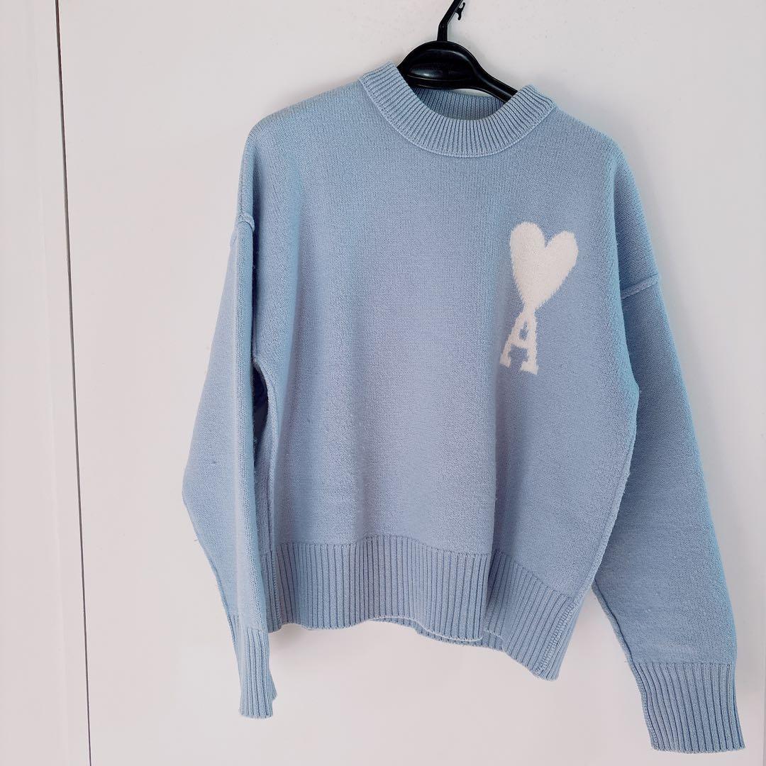 AMI PARIS アミ パリス ハート ニット セーター - メルカリ