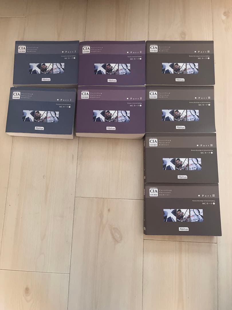 Abitus 公認内部監査人 CIA MCカードセット　書き込みあり 書込みマーカー多数あり 中古 アビタス Abitus CIA 公認内部監査人 MC