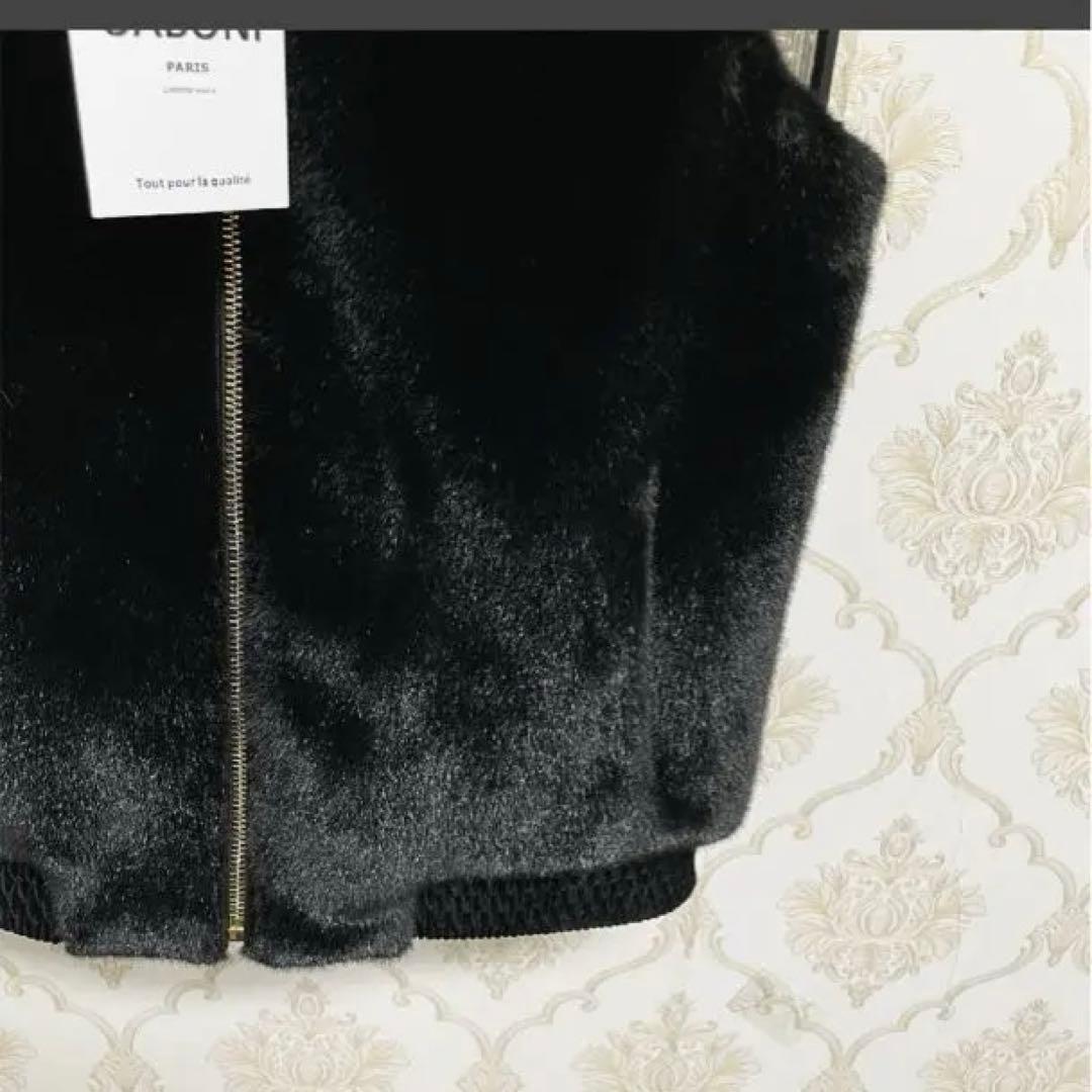 定価8万◇UABONI ミンク80%、カシミア20% 毛皮ベスト L/48サイズ