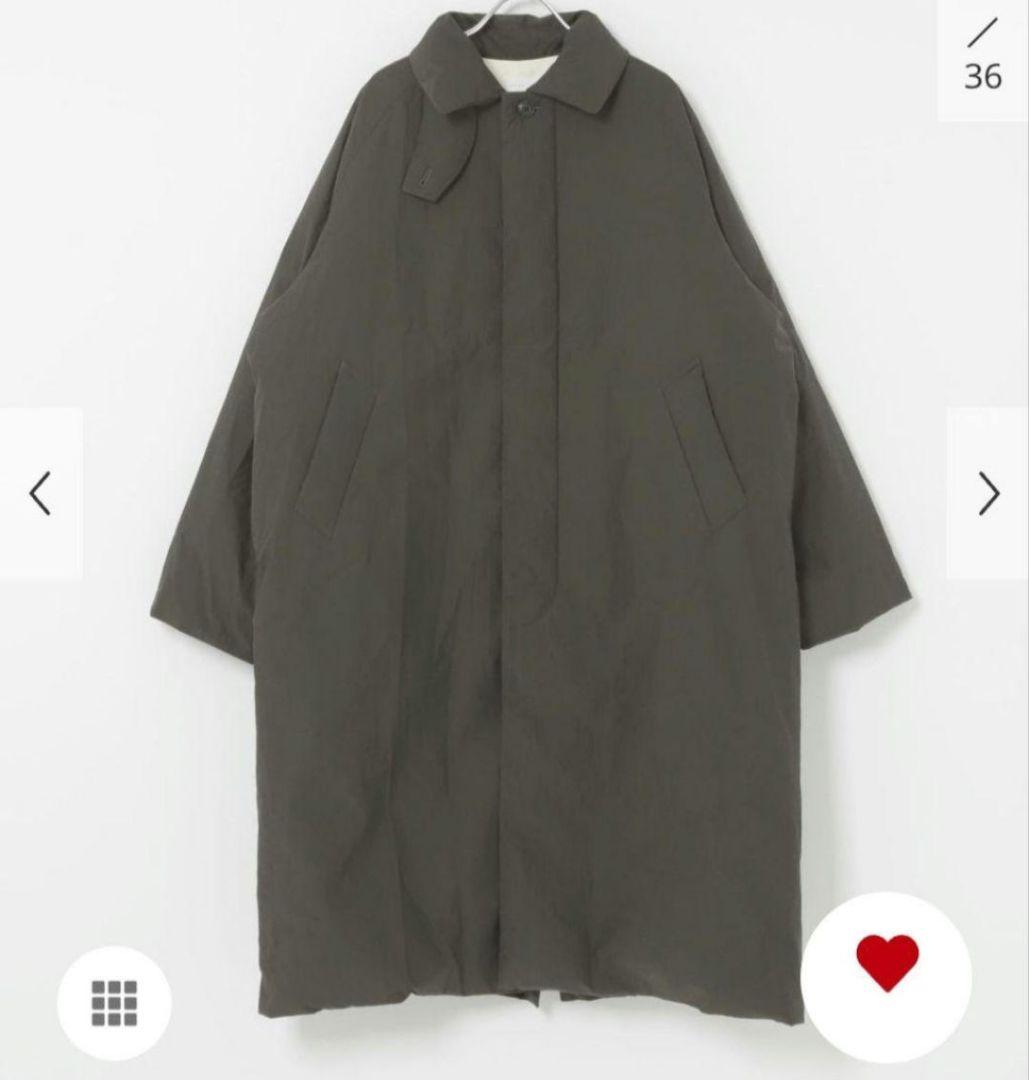 かぐれ 新品タグ付き コットンダウンコート ブラック - メルカリ