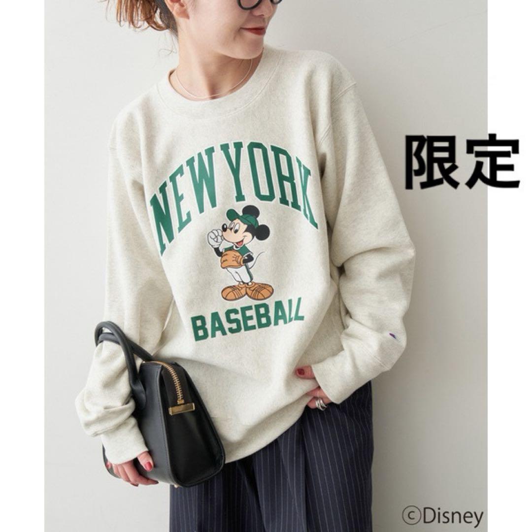 限定！Spick and Span✖️Champion ミッキープリントスウェット - メルカリ