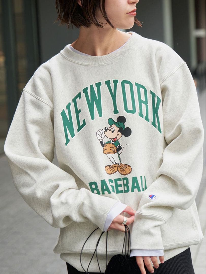 限定！Spick and Span✖️Champion ミッキープリントスウェット - メルカリ