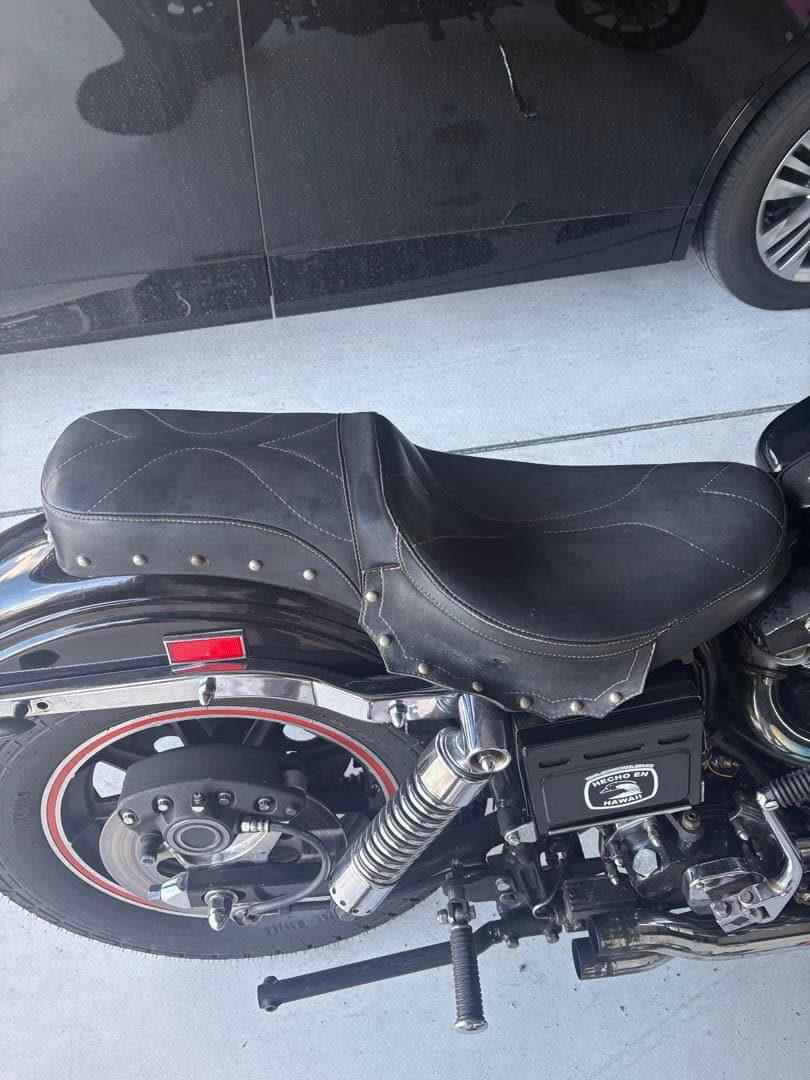 ショベル用4速フレーム用サドルマン当時物シート - パーツ新 発売