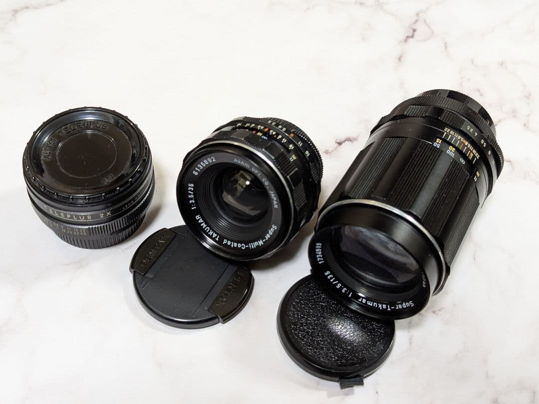 PENTAX TAKUMAR 35mm f/3.5 単焦点レンズ セット - メルカリ