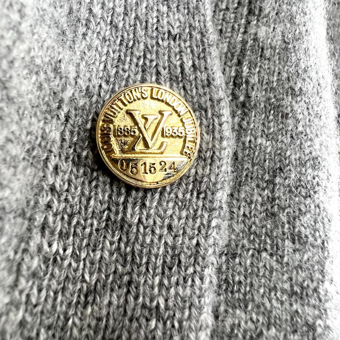 未使用☆LOUIS VUITTON☆カシミヤ☆ロゴ☆コート☆カーディガンの通販