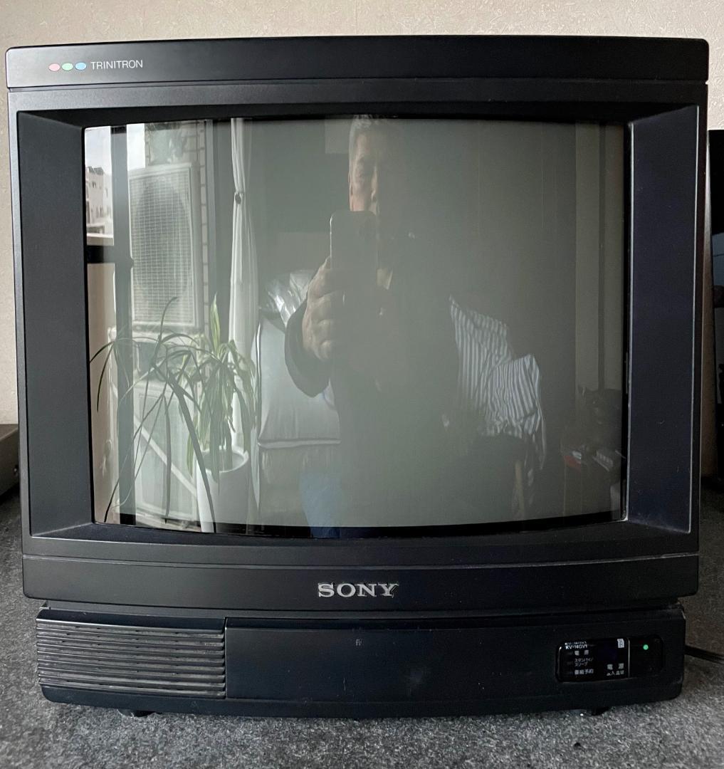 昭和レトロ SONY 14インチ トリニトロン カラーテレビ - メルカリ