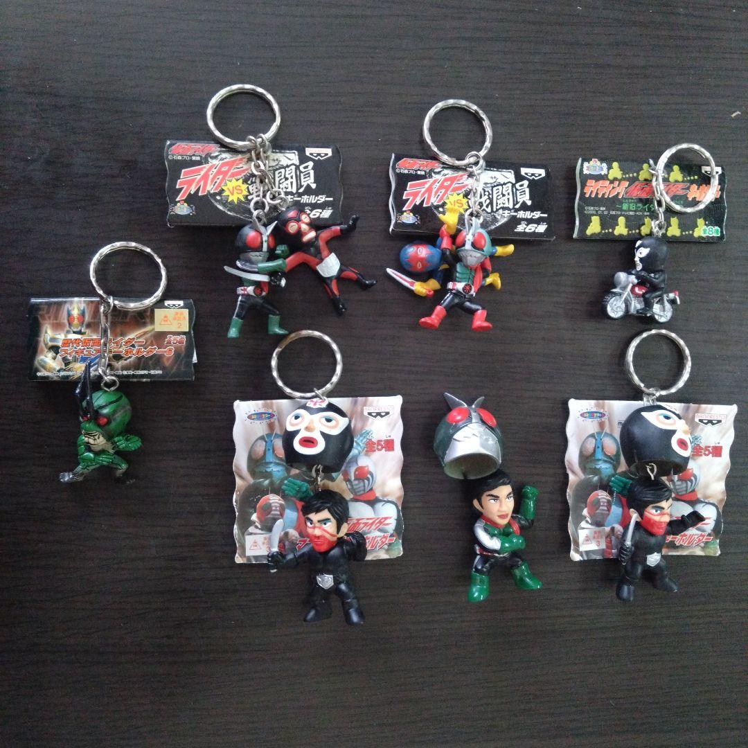 仮面ライダー フィギュア型キーホルダー 6個セット - メルカリ