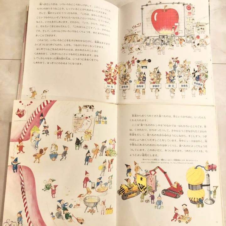 知識の絵本 がんばれあたま 脳のはたらき うんこのできるまで 食べもの