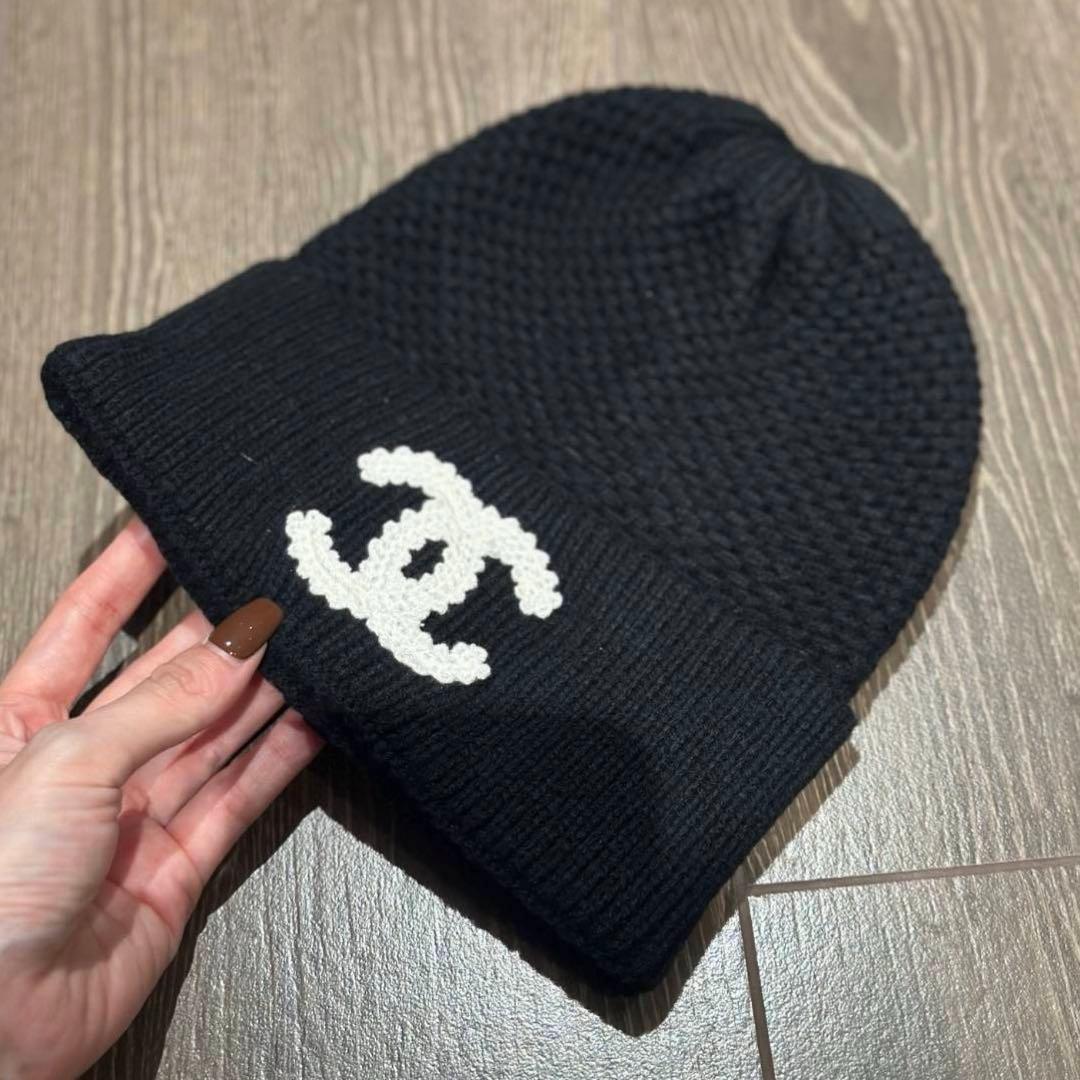 シャネル ニット帽 ノベルティー - メルカリ