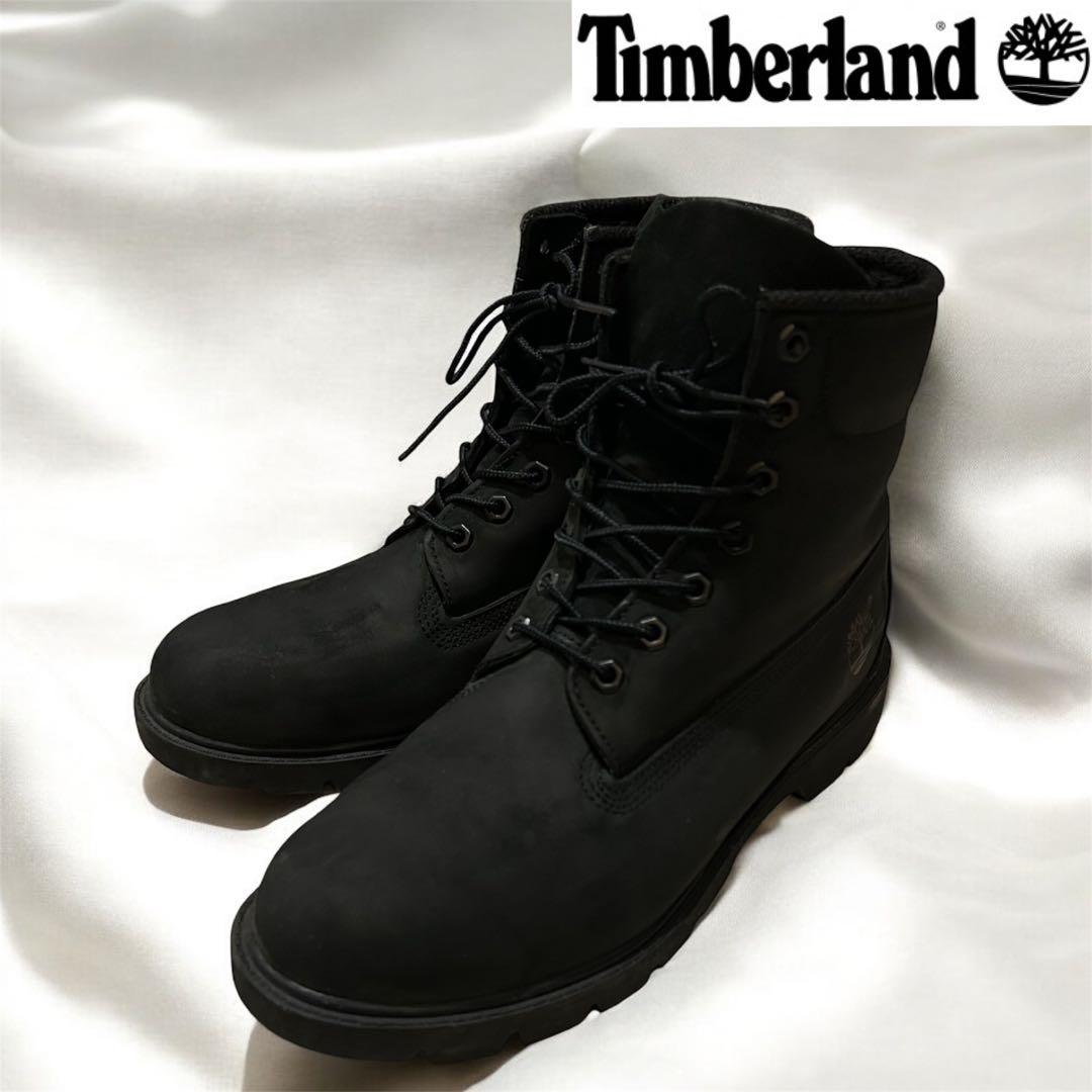 ティンバーランド　ワークブーツ　スエード　ブラック　 黒　28cm Timberland（ティンバーランド） ワークブーツ ウォータープルーフ