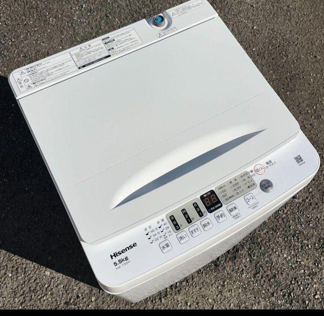 ハイセンス洗濯機 5.5kg立体シャワー水流風乾燥機能付き　2024年製 Amazon.co.jp: ハイセンス 洗濯機 5.5kg 1-2人用 スリム 立体シャワー